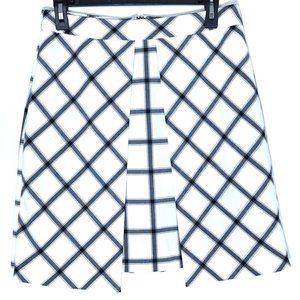 Queen's Gambit Checkered Knee-length Skirt